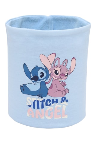 Berretto con pompon e scaldacollo Stitch e Angel Lilo & Stitch Disney - Celeste e rosa