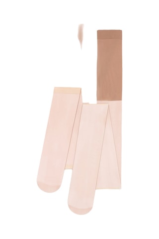 2 paia di collant - Marrone