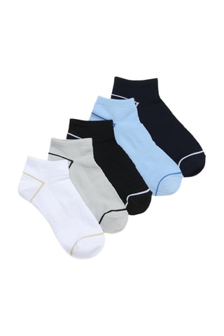 5 paia di calze - Bianco e nero