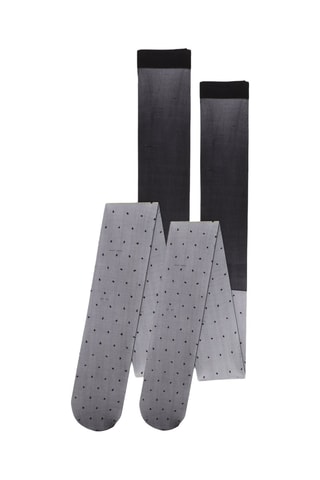 2 paia di collant - Nero