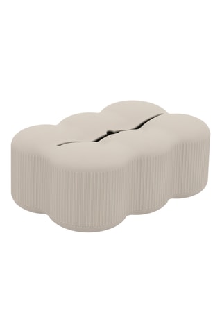 Scatola porta fazzoletti in silicone - Beige