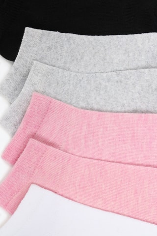 7 paia di calzini - Bianco e rosa