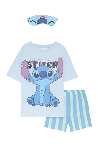 Pigiama 3 pezzi Stitch Lilo & Stitch Disney - Blu