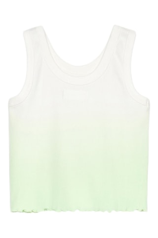 Canotta dip and dye - Bianco