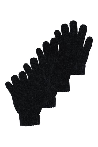 2 paia di guanti - Nero