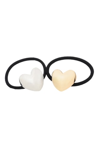 2 elastici per capelli - Nero