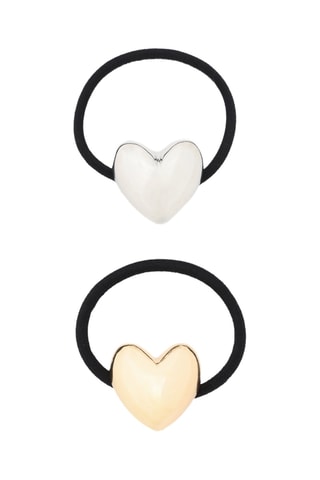 2 elastici per capelli - Nero