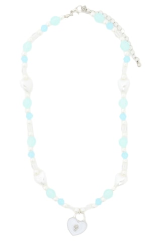 Collana - Bianco e blu