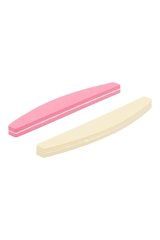2 lime unghie - Rosa e giallo