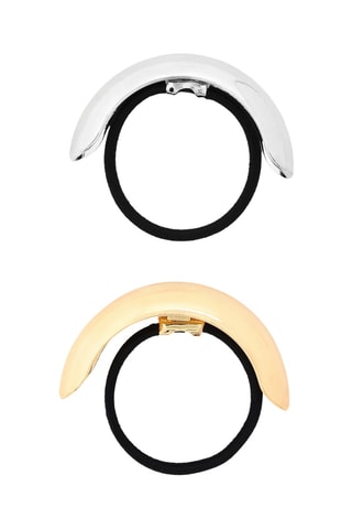 2 elastici per capelli - Nero