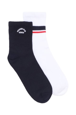 2 paia di calze - Navy e bianco