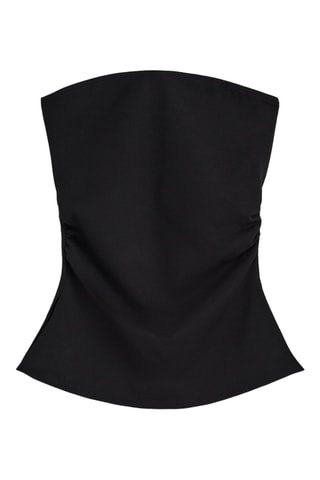 Top bustier - Nero