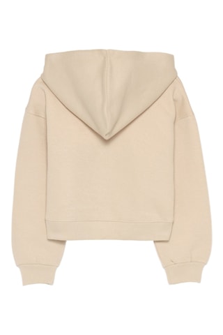 Felpa con cappuccio - Beige
