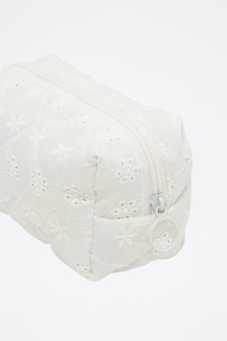Trousse in sangallo - Bianco