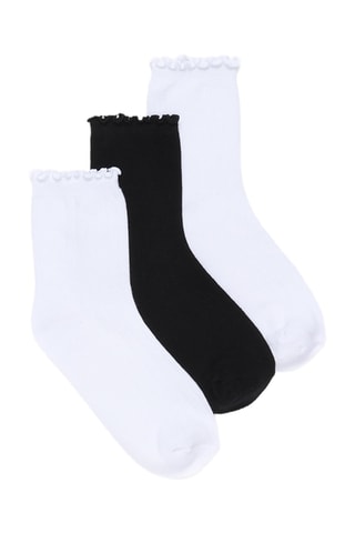3 paia di calze - Bianco
