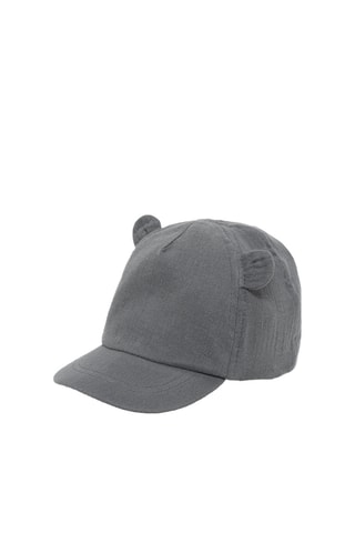 Cappellino con orecchie - Grigio