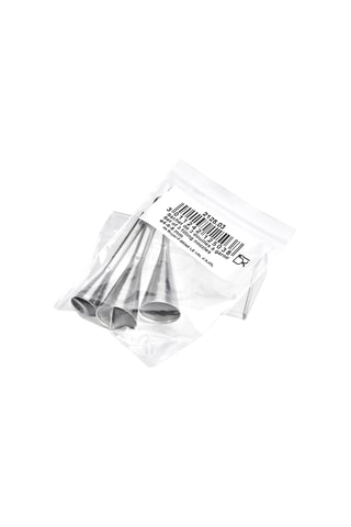 3 douilles à garnir acier inoxydable