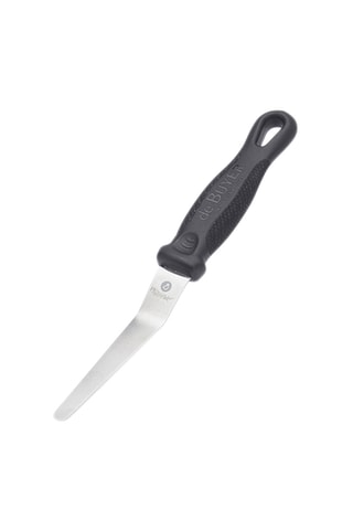 Mini spatule coudée en acier inoxydable - 21 cm