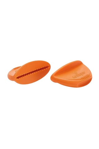 2 poignées en silicone Twisty - Orange