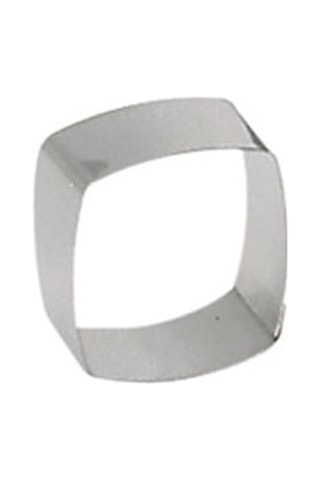 Cercle à pâtisserie en acier inoxydable - 6 x 6 x 4 cm