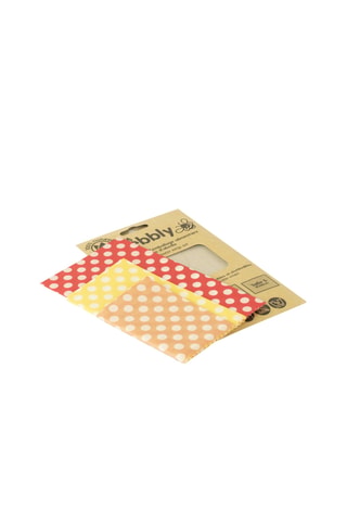 3 feuilles d’emballage alimentaire à la cire d’abeille et en coton biologique