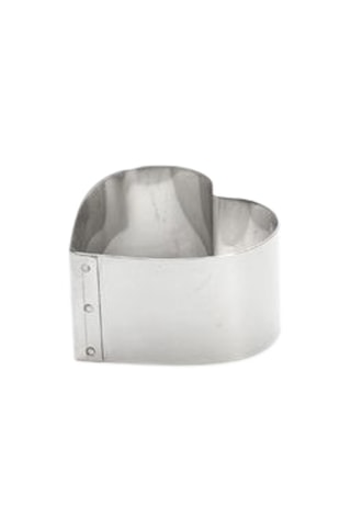 Cercle à pâtisserie acier inoxydable - 7,3 x 5,9 x 4 cm