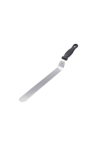 Spatule pâtissière coudée en acier inoxydable - 30 cm