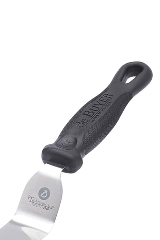 Spatule pâtissière coudée en acier inoxydable - 30 cm