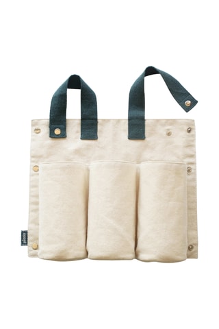 Sac à bouteilles en coton biologique - Blanc