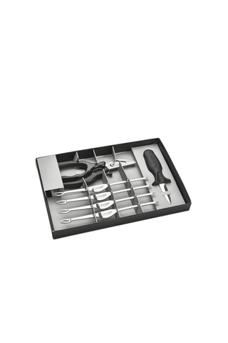 Coffret crustacés en acier inoxydable - 6 pièces