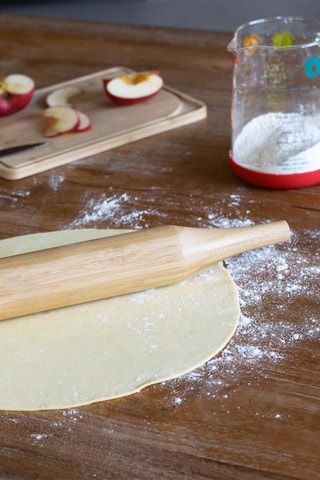 Coffret chef cuisinier en bambou, acier inoxydable et coton biologique - 4 pièces