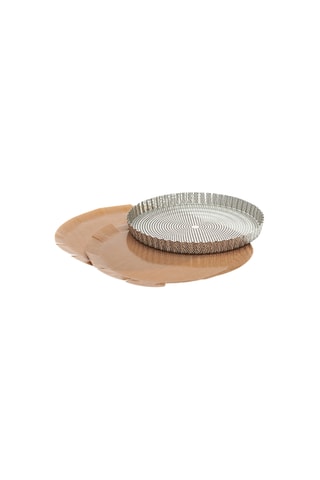Moule à tarte perforé en acier inoxydable - 28 cm