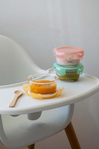 3 boîtes de conservation en verre borosilicate - 24 cl