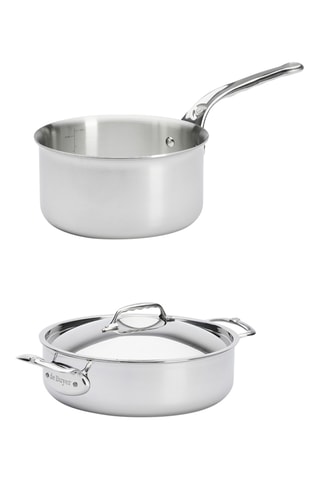 Casserole et sautoir en acier inoxydable Affinity - 18 et 28 cm