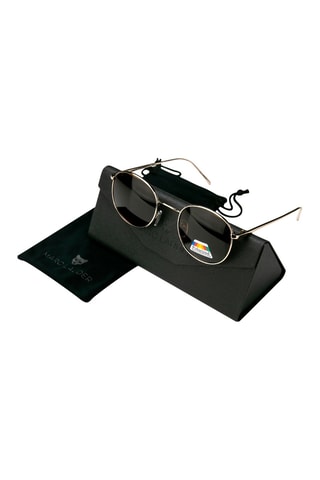 Occhiali da sole polarizzati unisex -  Categoria 3 - Marrone e dorato