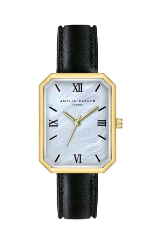 Orologio al quarzo in pelle Bali Sands - Madreperla