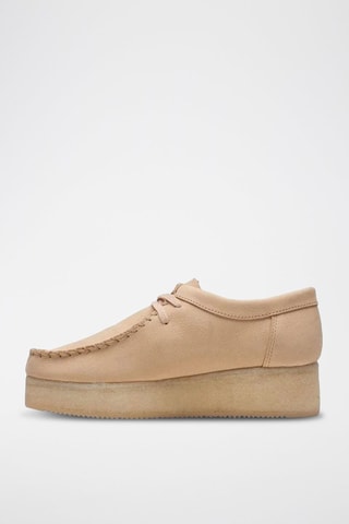 Low boots en nubuck Wallacraft - Rose poudré