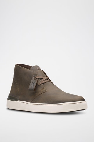 Boots en cuir CourtLite - Vert olive