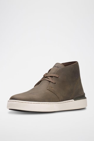 Boots en cuir CourtLite - Vert olive
