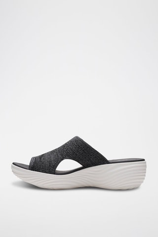 Mules compensées Marin Coral - Noir