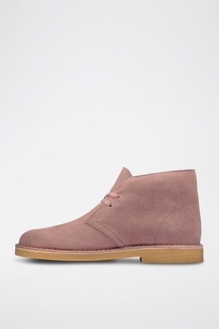 Bottines en nubuck Desert - Rose
