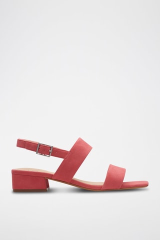 Sandales à talons en nubuck Seren25 Strap - Rose