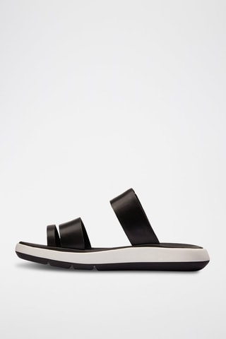 Mules en cuir Jemsa - Noir