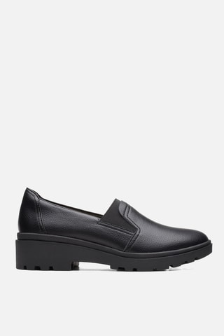 Mocassins en cuir Calla Rae - Noir