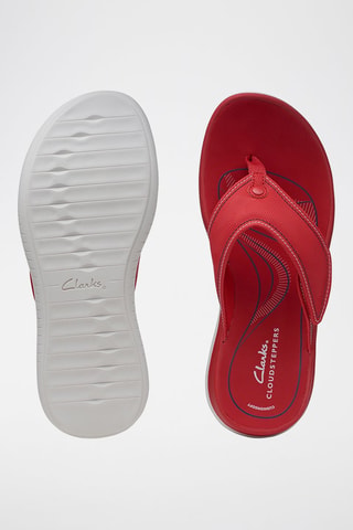 Tongs Glide Post 2 - Rouge
