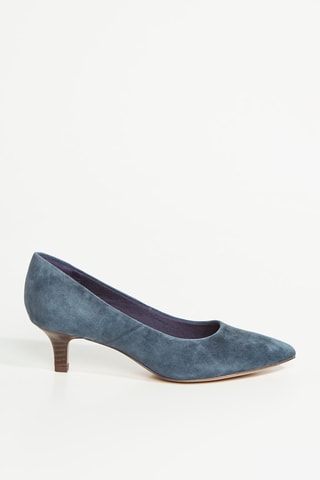Escarpins en nubuck Shondrah Jade - Bleu marine