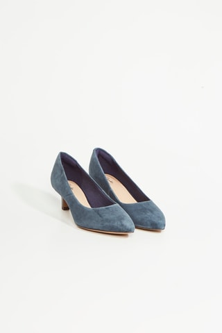 Escarpins en nubuck Shondrah Jade - Bleu marine