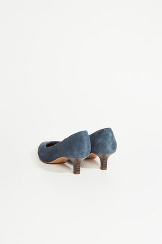 Escarpins en nubuck Shondrah Jade - Bleu marine