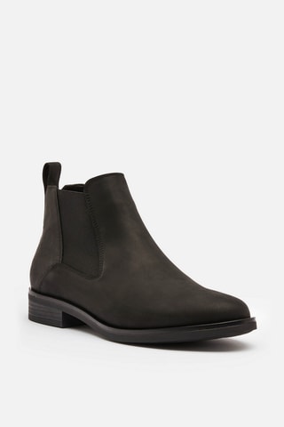 Bottines Chelsea en cuir Memi Top - Noir
