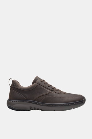 Baskets en cuir ClarksPro Lace - Marron